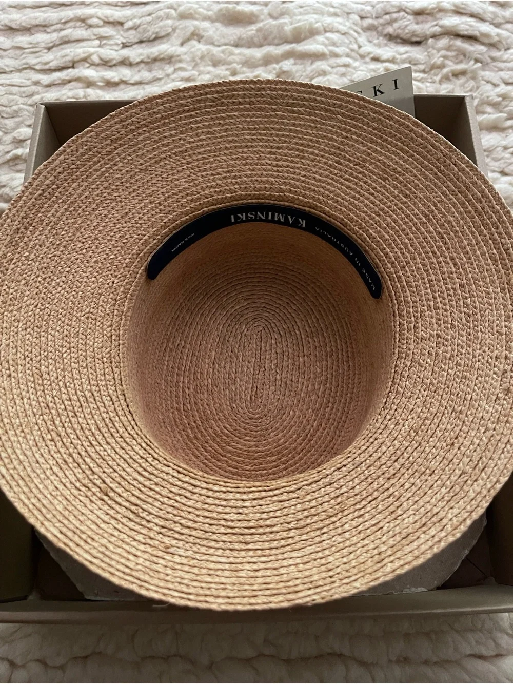Helen Kaminski Sun Hat - shapable natural wide brim